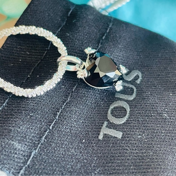 Tous Onyx Little Black Heart Pendant 4-little Bears Huggers Dangle - Picture 6 of 16